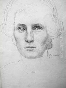 Portrait D'une Femme by Jean Leonard Lugardon