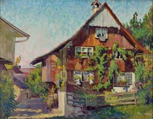 Hauser Am Stadtrand Von Dornbirn by Alfons Luger