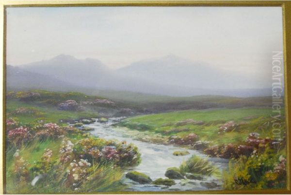 Scottish Landscape With Tumblingriver - view 1