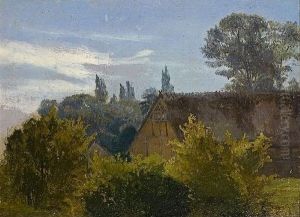 Landschaft Mit Scheune Landschaft Mit Scheune