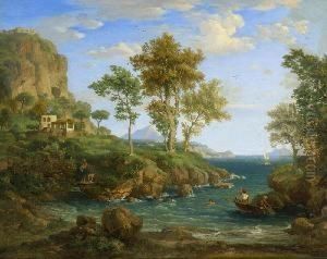 Italienische Kustenlandschaft