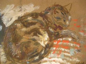 Cat by Ferdinand Jean Luigini
