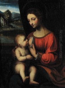 Madonna Col Bambino by Aurelio Luini