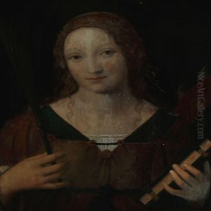 St. Catherine Of Alexandria by Bernardino Luini