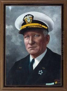 Portrait Ofadmiral Chester W. Nimitz by William Luker