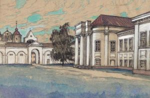 The Chateau De Sanguchko by Georgi Kreskentevich Lukomskii