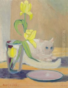 The White Cat by George Luks