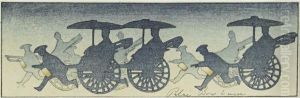 Rickshaw Riders, Minneapolis by Bertha Boynton Lum