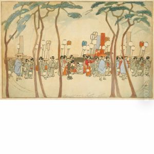 Procession by Bertha Boynton Lum