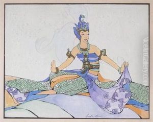 Seated Dancer by Bertha Boynton Lum