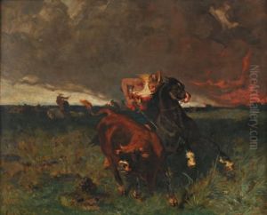 Gaulois A La Chasse Aux Taureaux Sauvages
