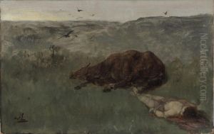 La Reine Brunehaut by Evariste Luminais
