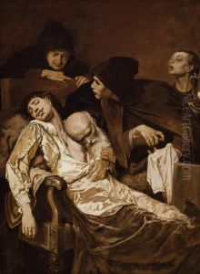Apres Le Duel by Evariste Luminais