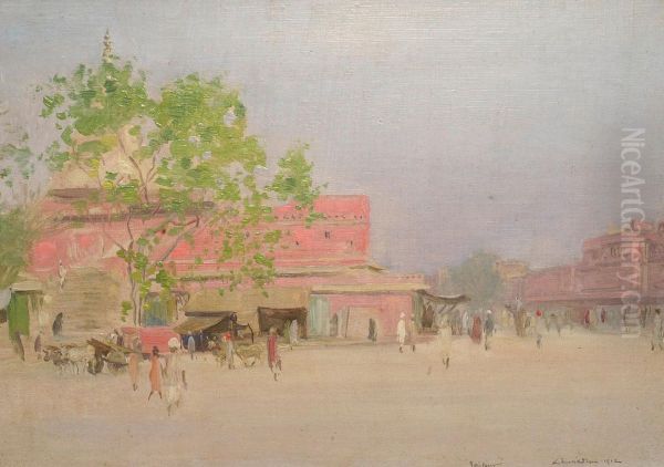 "jaipur", Indian Landscape With Buildings - view 1