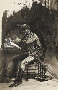 Soldat Lisant by Juan Luna y Novicio