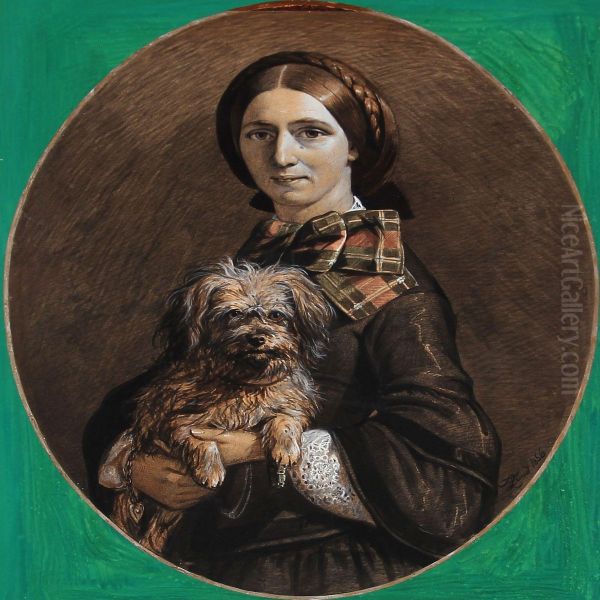 Portrait Of Ada Gron, Nee Courtois - view 1