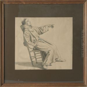 A Seated Young Italiannovice Laughing