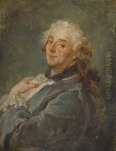 Portrait Du Peintre Francois Boucher by Gustaf Lundberg