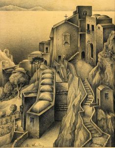 Utsikt - Positano by Sture Lundberg