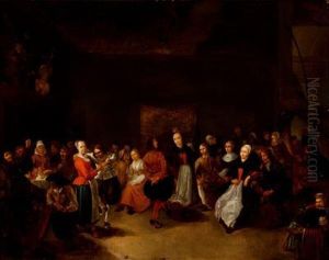"fiesta De Boda En Un Interior" by Gerrit Lundens