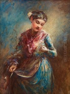 Indian Girl by Egron Sellif Lundgren