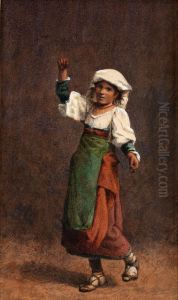 Italian Girl Dancing by Egron Sellif Lundgren