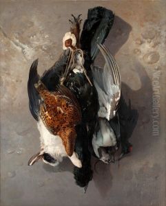 Still Life With Birds And Rabbit