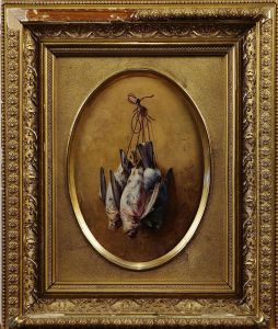 Hangande Kramsfagel by Theodor Henrick Lundh