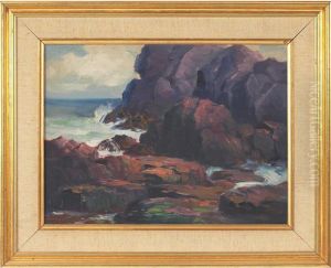 Coastal Scene by Leon Lundmark