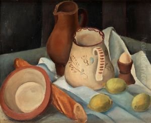 Still Life With Jar And Lemons
