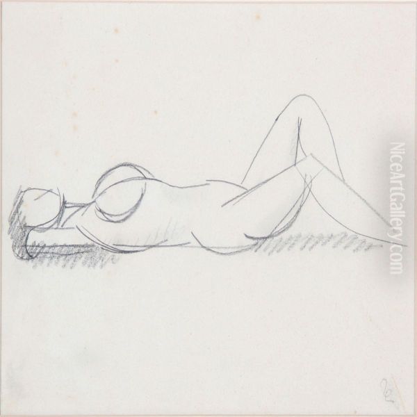 Reclining Woman - view 1
