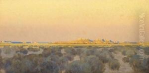 Mesa Land Sunset by Fernand Harvey Lungren
