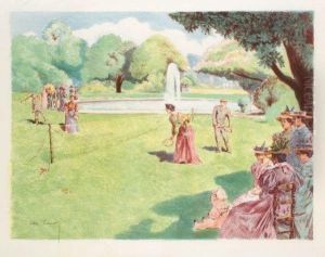 La Partie Devolant,
Ou Lawntennis by Alexandre Lunois