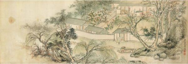 Elegant Gather In Spring Garden - view 1