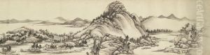 Landscape After Huang Gongwang by Wang Luo
