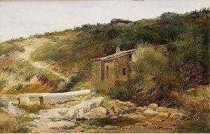 Paisaje De Cercedilla by Jose Lupianez y Carrasco
