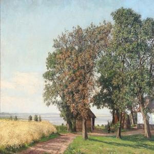 Summer Landscape From Praesto, Denmark - view 1