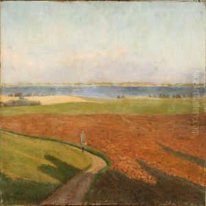 Landscape From Vallerod, Denmark by Marie Luplau