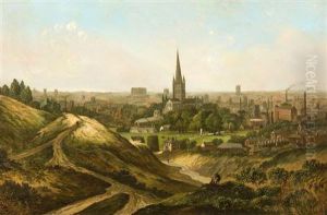 A Panoramic View Of Norwich