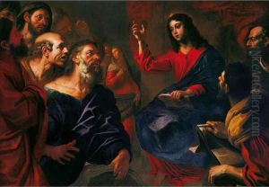 La Predica Di Gesu Ai Dottori by Giovanni Battista Lusieri