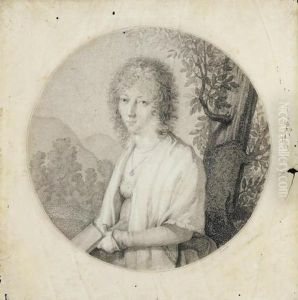 Portrait De Madame Francoise De Beauharnais by L. Lussigny