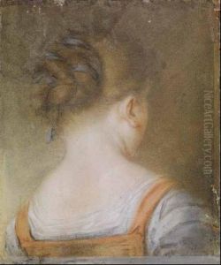 Figura Di Donna Vista Di Spalle by Benedetto Luti