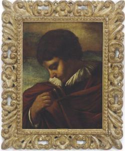 Boy Tuning A Lute by Benedetto Luti