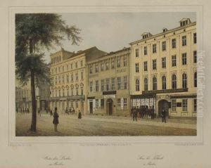 Unter Den Linden; Das Konigliche Museum by Eduard Lutke