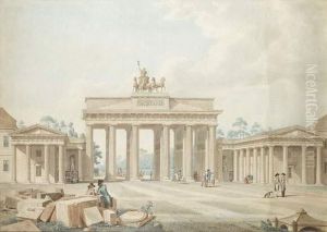 La Porte De Brandebourg by Peter Ludwig Lutke