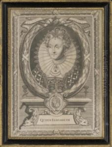 Portraits Of Elizabeth I; Edward Iii; Edward Vi; And Henry Iii, By P. Vanderbauch Portraits Of Elizabeth I; Edward Iii; Edward Vi; And Henry Iii, By P. Vanderbauch