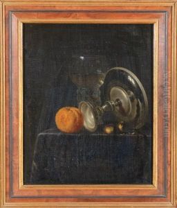 Natura Morta Con Frutta, Calice Ed Alzatina by Simon Luttichuys