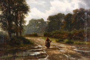 'the Lane, Faldey, Surrey' by Charles Augustus Henry Lutyens