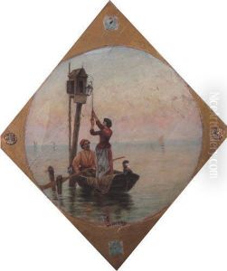 Lanterna Nella Laguna by Luigi Luvoni