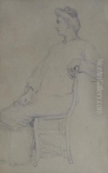 Figura Seduta (fronte); Figura Seduta E Volto (verso) - view 1